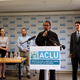 Shay Horse discusses the ACLU lawsuit Wednesday at the National Press Club. “I was just doing my job,” he said. (Zoe Tillman/Twitter)